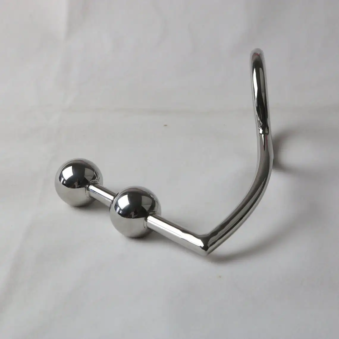 steel anal hook with cock ring,butt plug,two anal balls