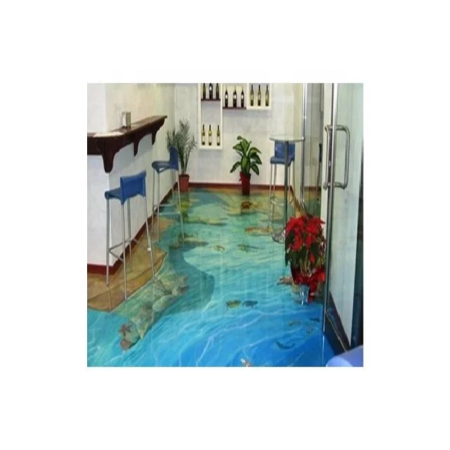 
Water-proof Crystal Clear 3d floor epoxy resin 