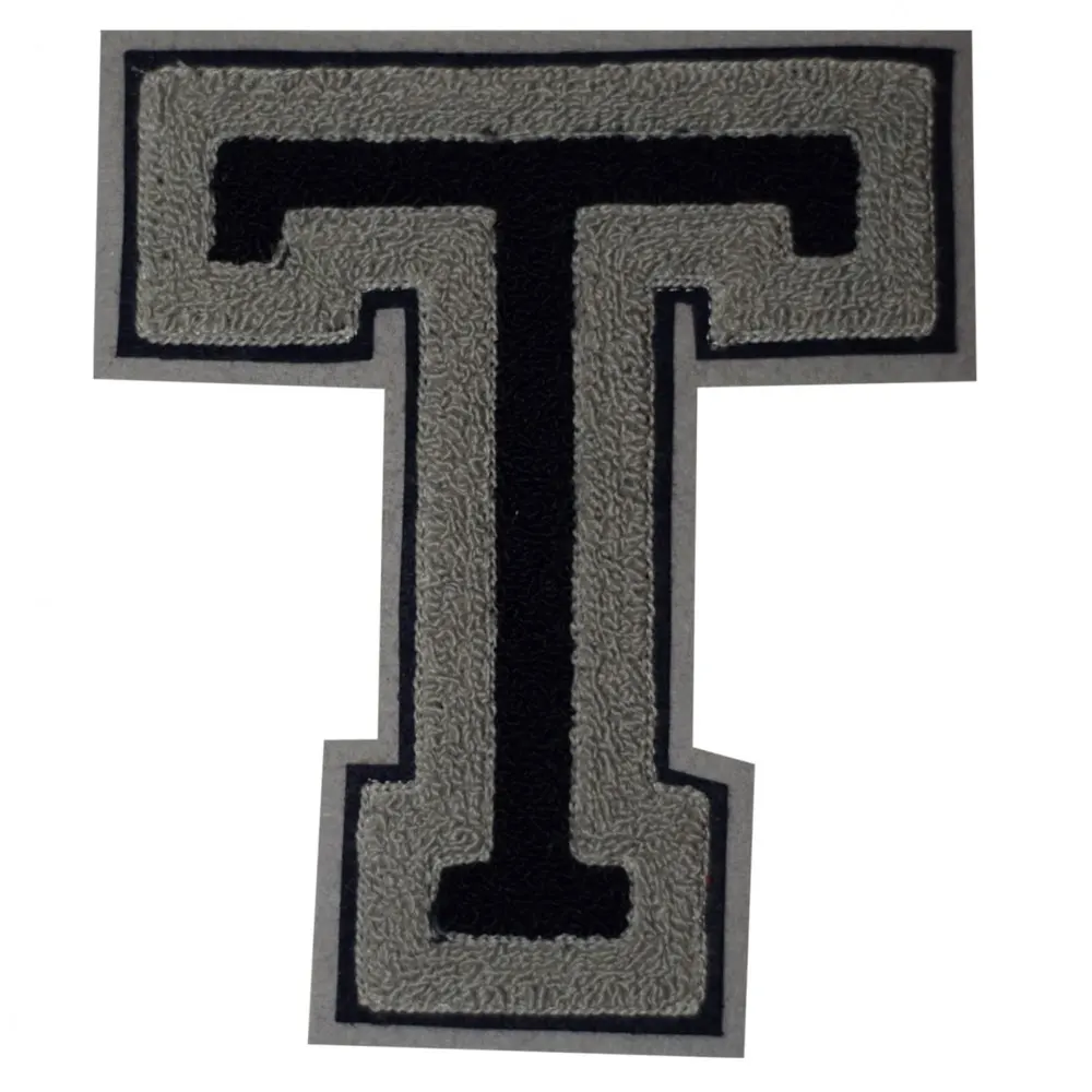 
Wholesale Embroidery Custom Chenille Patch, Cheap Iron On Chenille Letter Patches for Clothing 
