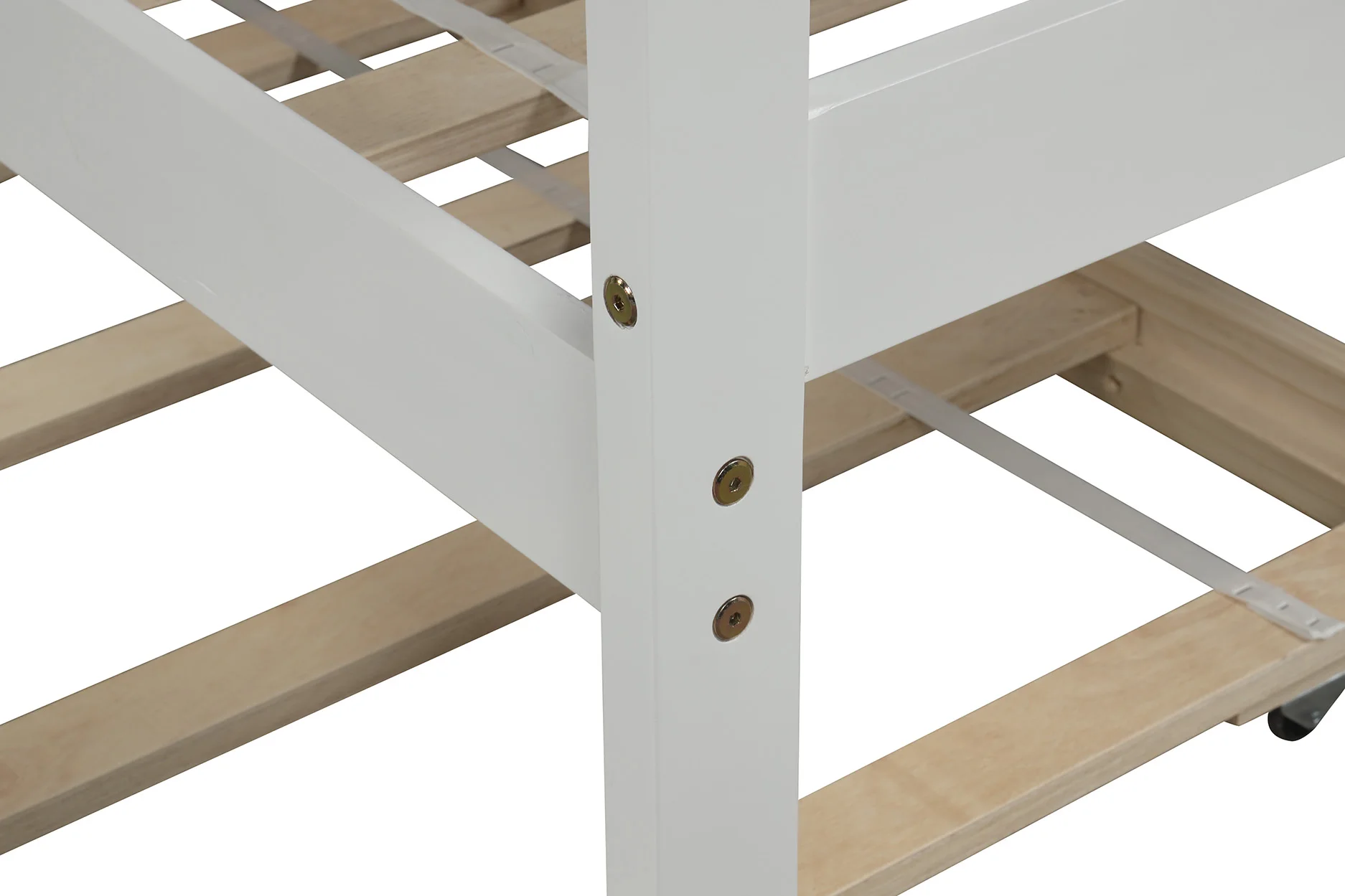 Hanway L shaped Twin Size Bunk Bed Frame