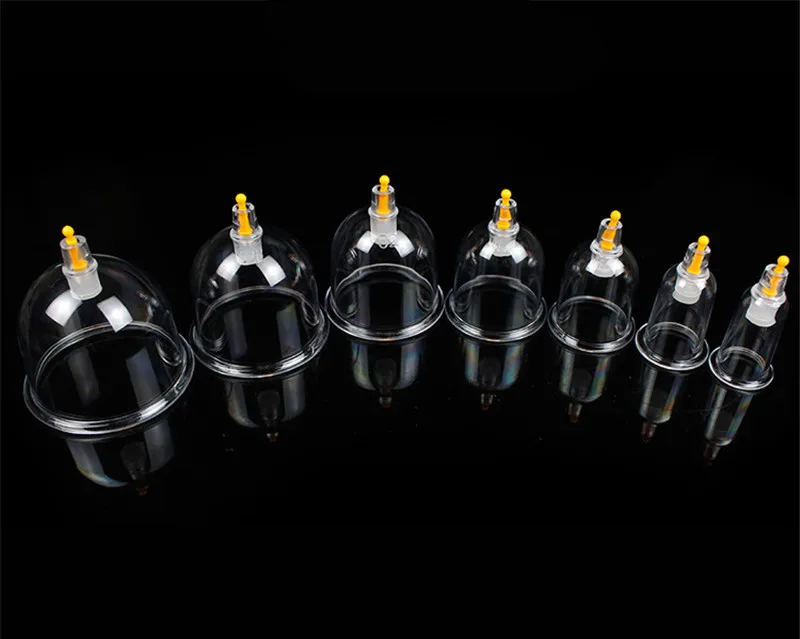 
Chinese therapy 12/24/32 cups set magnetic vacuum massage ventosa cupping set Single Cup available 