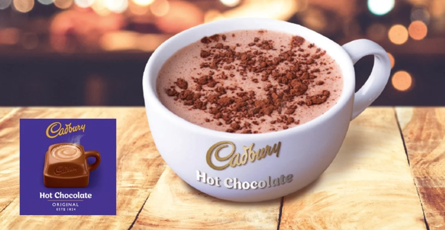 3 in 1 hot Choc multipack hot chocolate Cadbury drinking chocolate