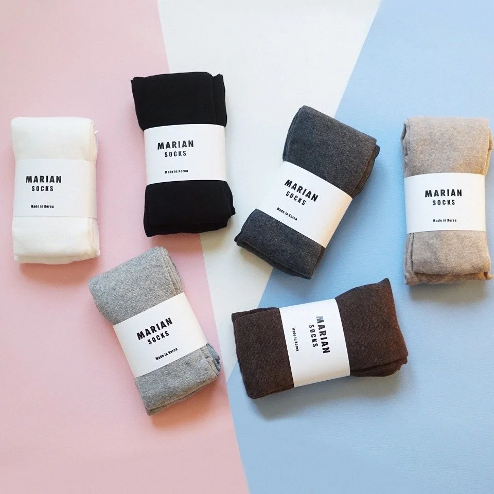 Women wholesale crossover Tights cotton tiktok leggings Made in Korea custom logo Korea OEM ODM