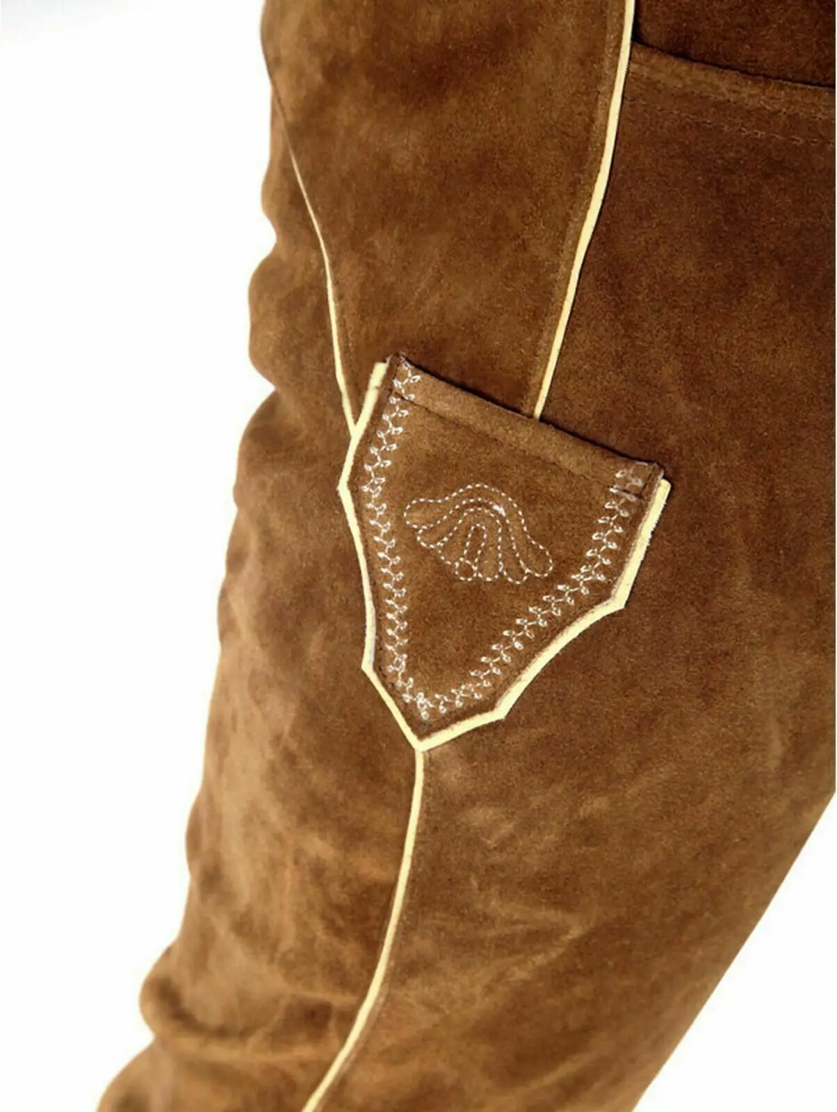 Bavarian Lederhosen - Oktoberfest Lederhosen - German Lederhosen Shorts - Trachten Men Wear