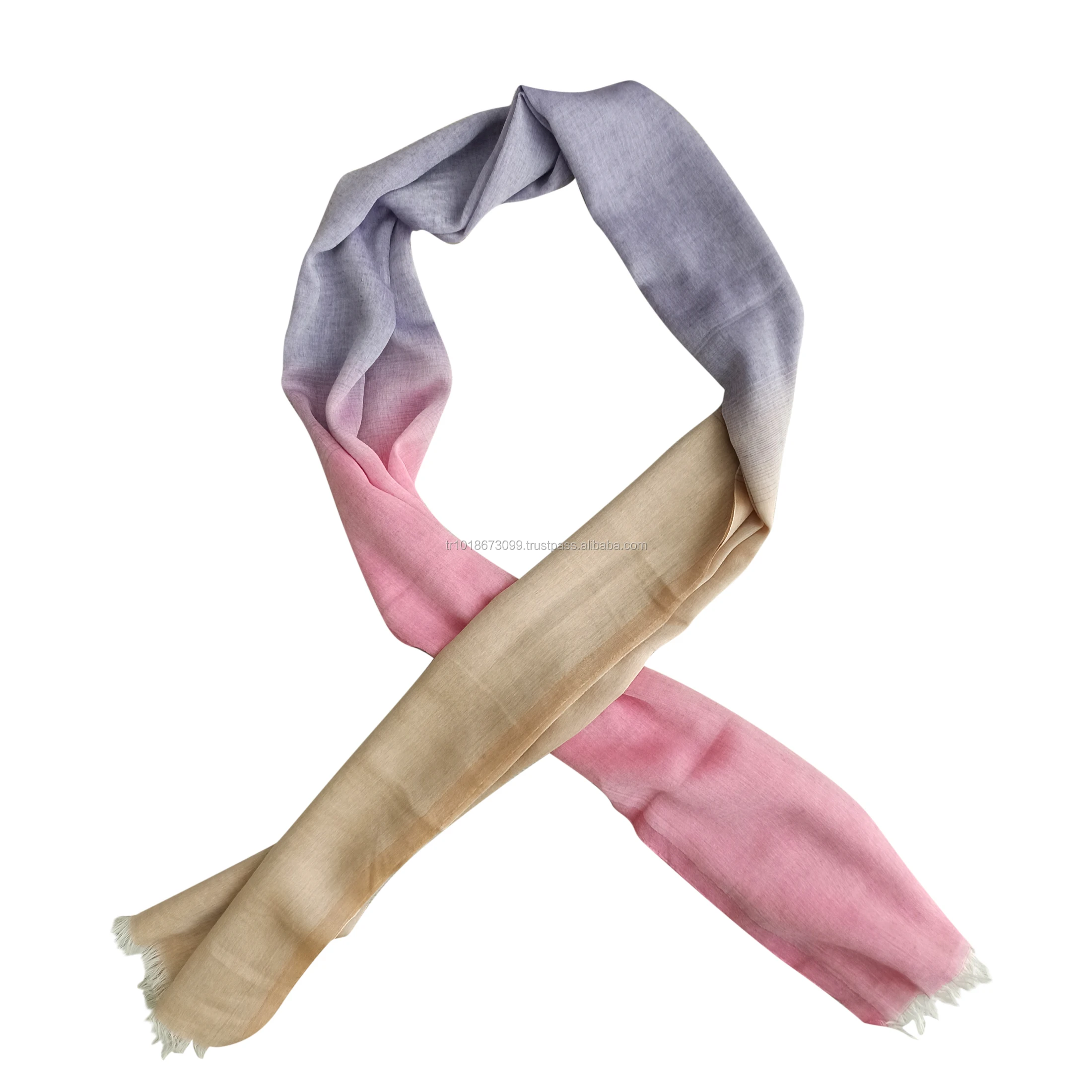 Light Weight Cotton Viscose Natural Scarf Shawl from Turkey Made in Turkish scarves factory Turkiye shawls