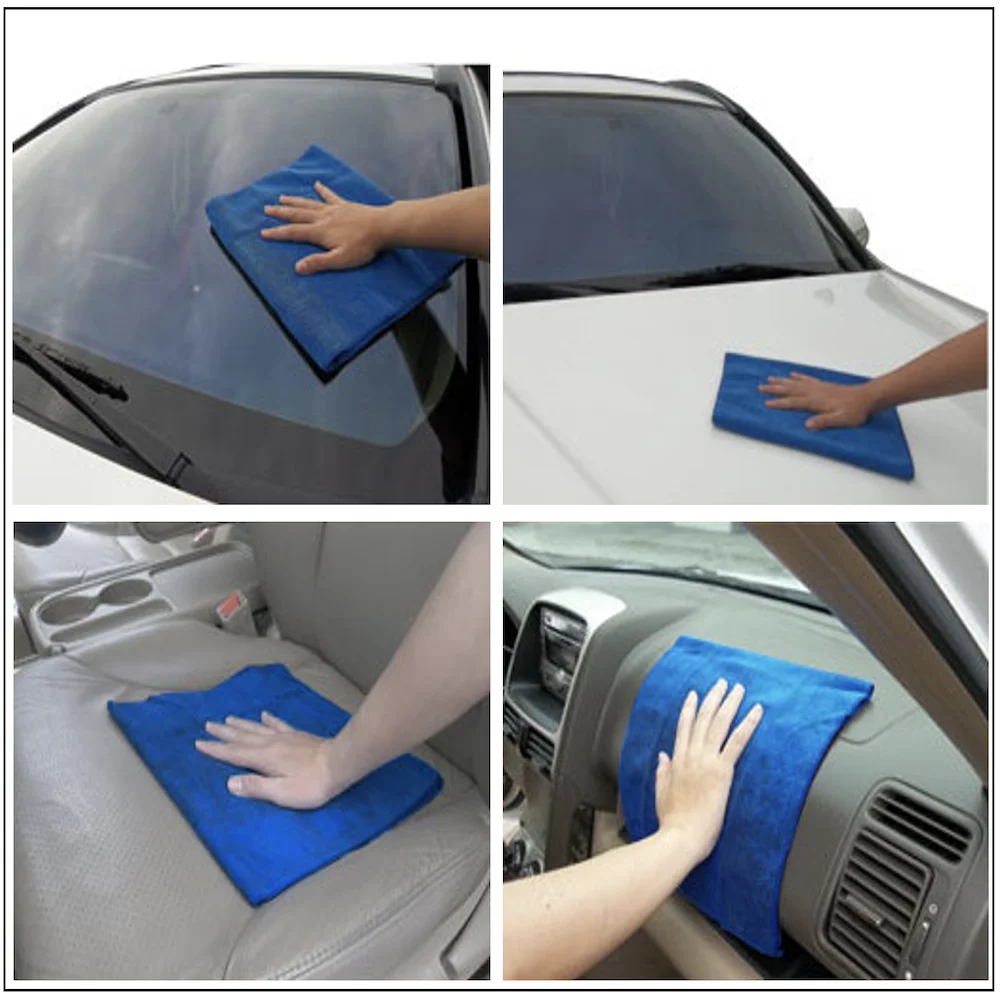 
2020 Taiwan Microfiber All Purpose Cleaning Cloth 30x30 High quality car interior Rag Drying Towel for Car Care Detailing Wiping 