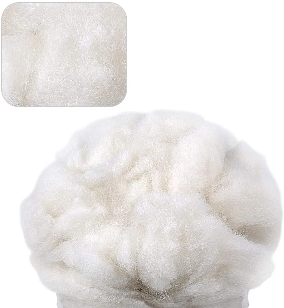 High Quality Wholesale Raw White Acrylic Staple Fiber Tow Polyester Staple Fiber