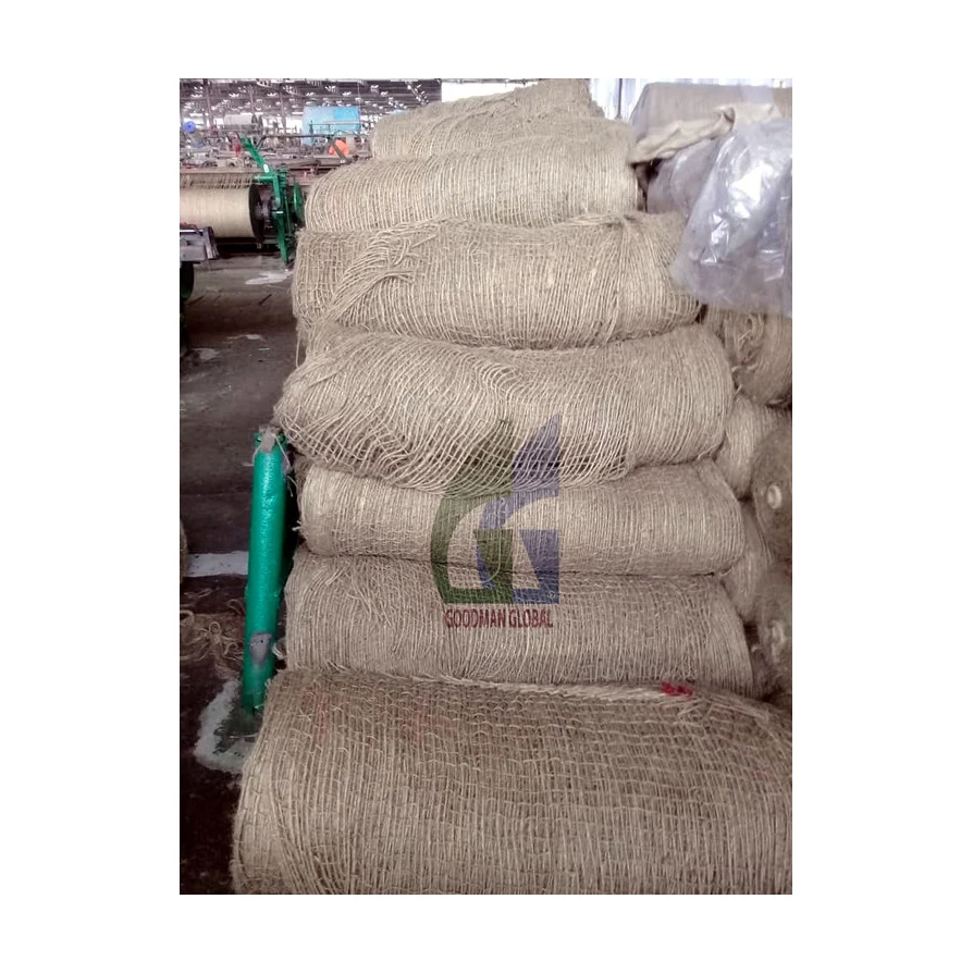 Mesh Netting Erosion Control 75 Yards Roll Soil Saver Blanket Jute Geotextile Woven Fabric Wholesale Goodman Global Bangladesh