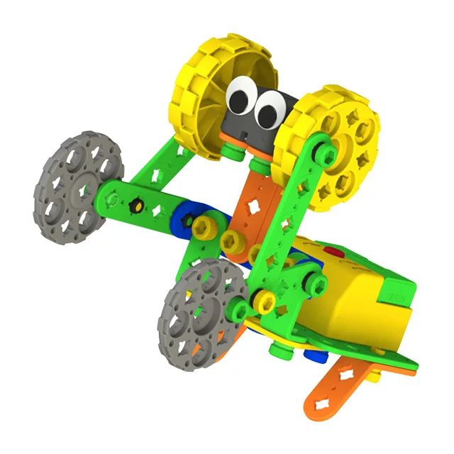 Best Quality Toy Robots Simple Building Toy with Motor with Battery Case Car Hermit crab Dinosaur Toy Product