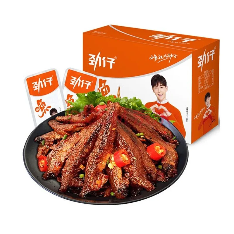 
Wholesale OEM Manufacturer Chinese Traditional Chili Little dried Fish Snacks 