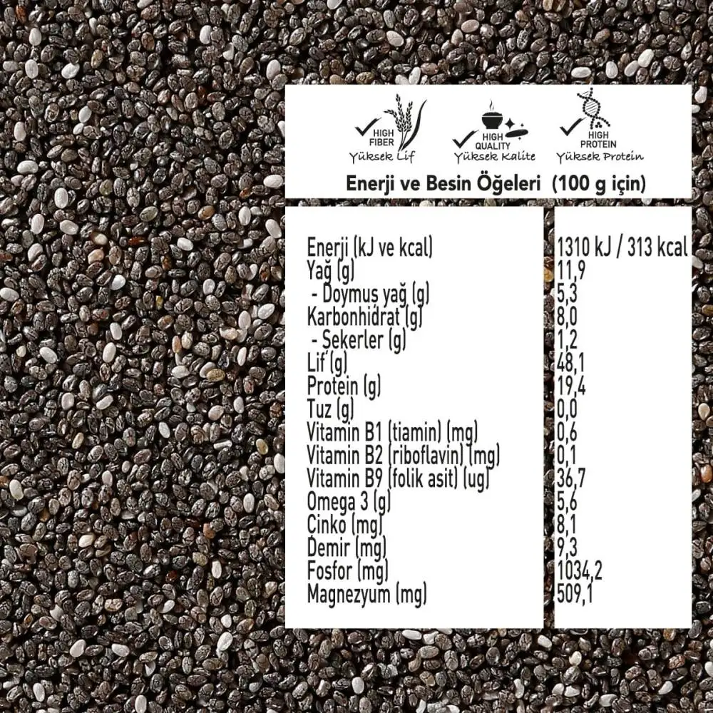 Super Quality Wholesale Product - Hunkar Gourmet Chia Seed