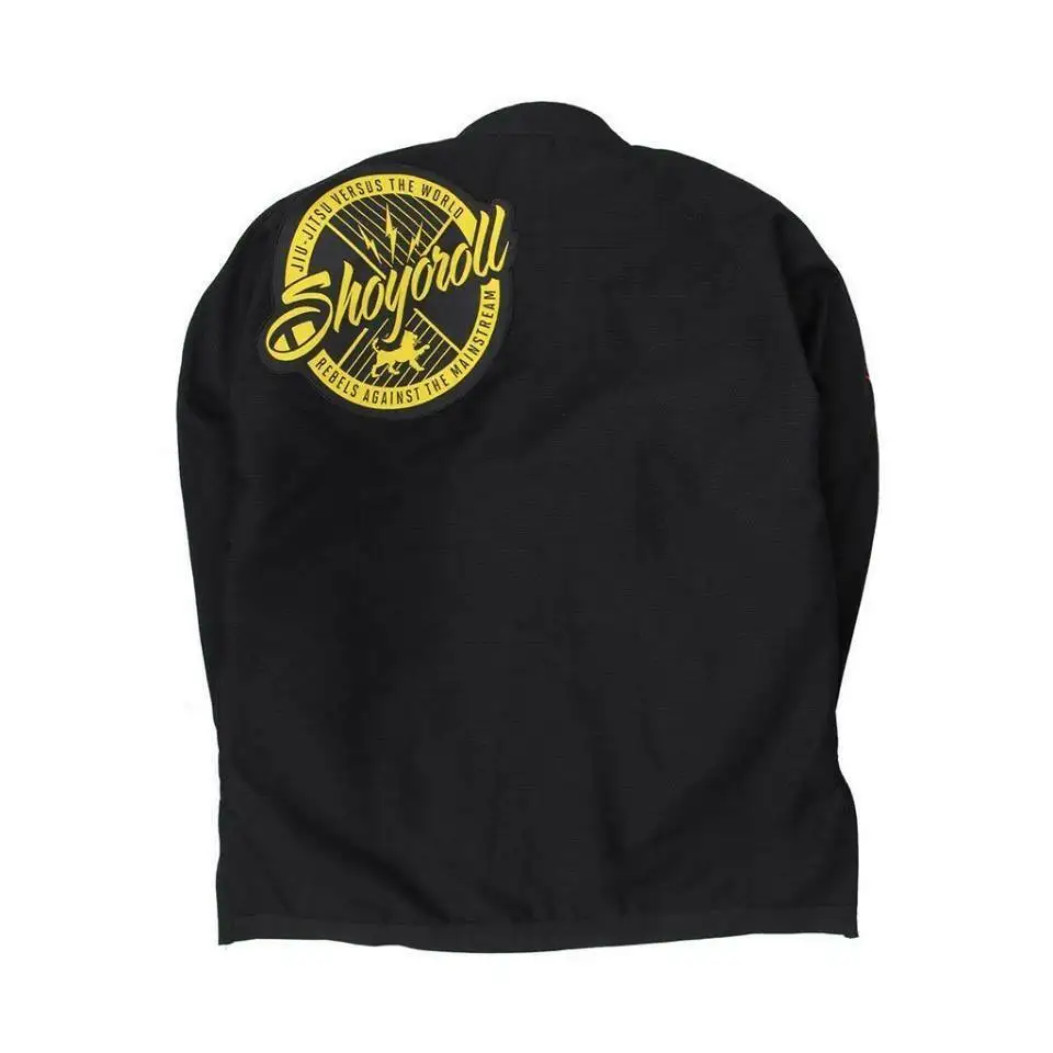 Custom Design Shoyorol Cut Professional Jiu Jitsu Uniform Competitor Retro Black Batch 71 / Custom made kimono/ Brazilian Bjj Gi