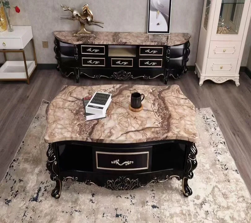 ТВ-приставка и журнальный столик для гостиной, комплект телевизионных подставок, подходящая мебель для гостиной