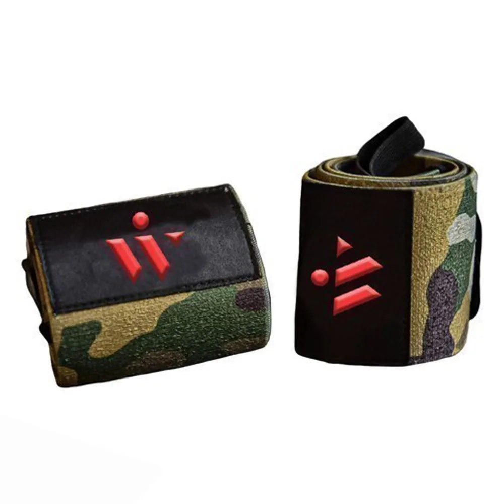 Custom Best Quality Elastic Weight Lifting Wrist Wraps Custom Logo Weightlifting Wrist Straps