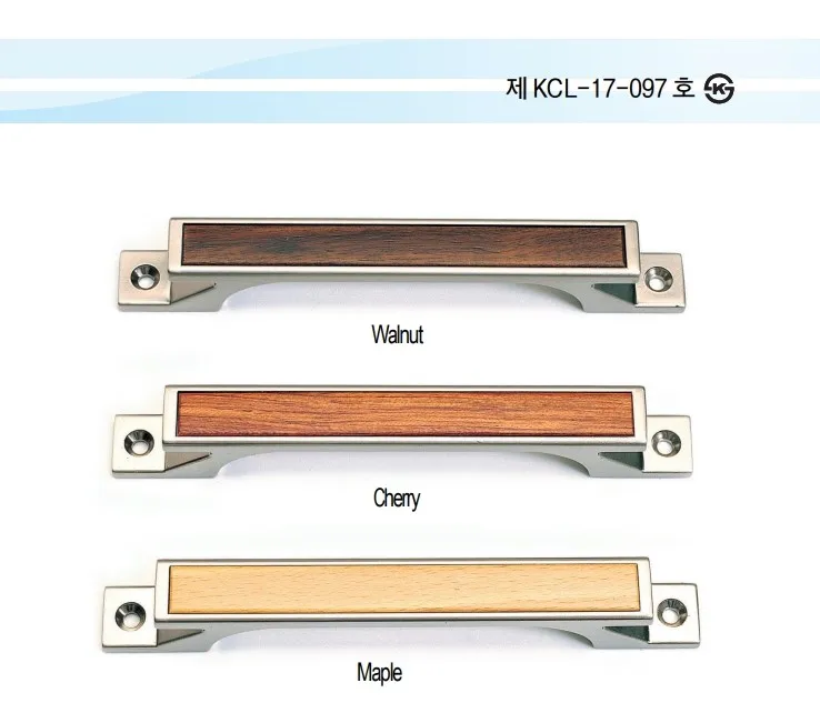 Korean Luxury Design High Quality Natural Solid Wood Pull Door Handle