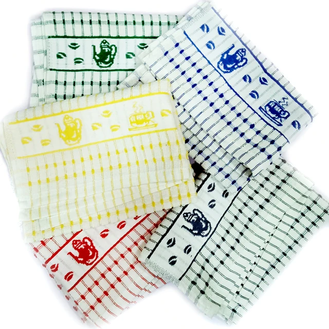 
100% хлопковые тканые жаккардовые махровые чайные полотенца 