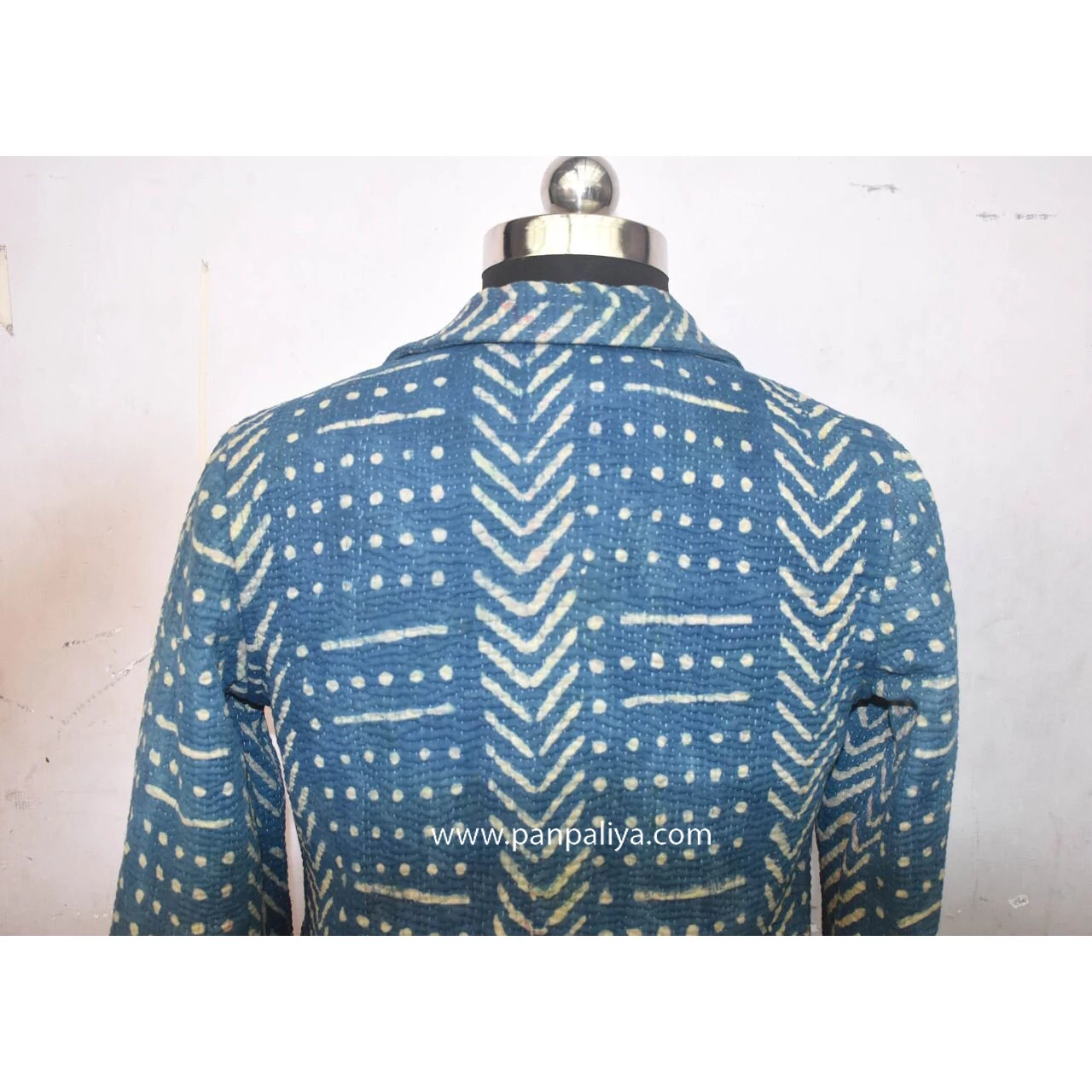 Хит продаж индийская винтажная Двусторонняя Куртка Kantha из 100% хлопка ручной работы пальто для женщин и