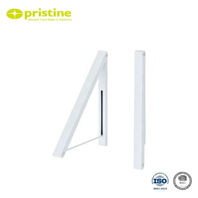 
Wall Mounted Laundry Hanging Clothes Rail Hanger | Made In Taiwan | Metal | On Wall 