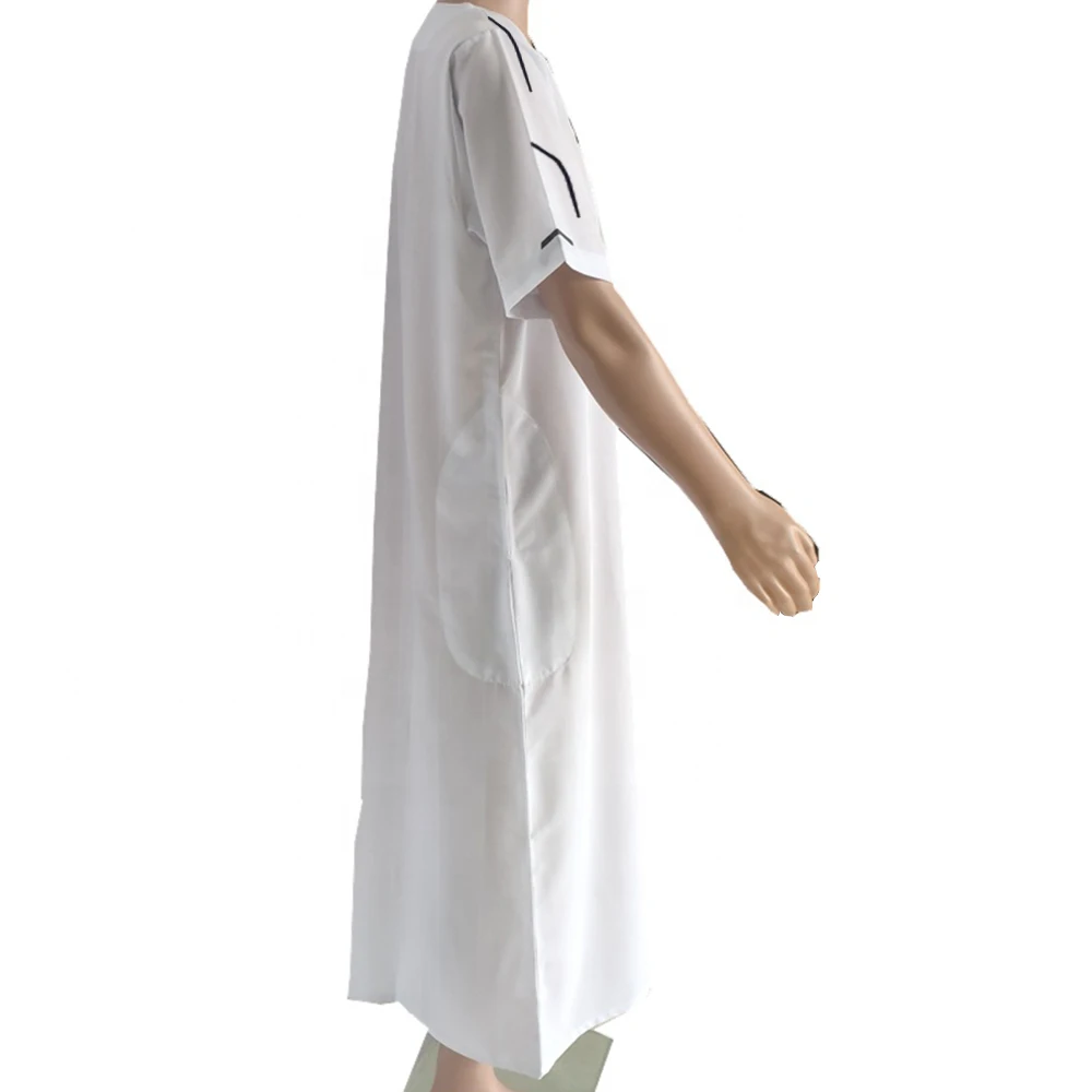 Long Muslim Mens Thobes Manufacturer Modern Islamic Wholesale Luxury Dishdasha Kaftan Custom Abaya