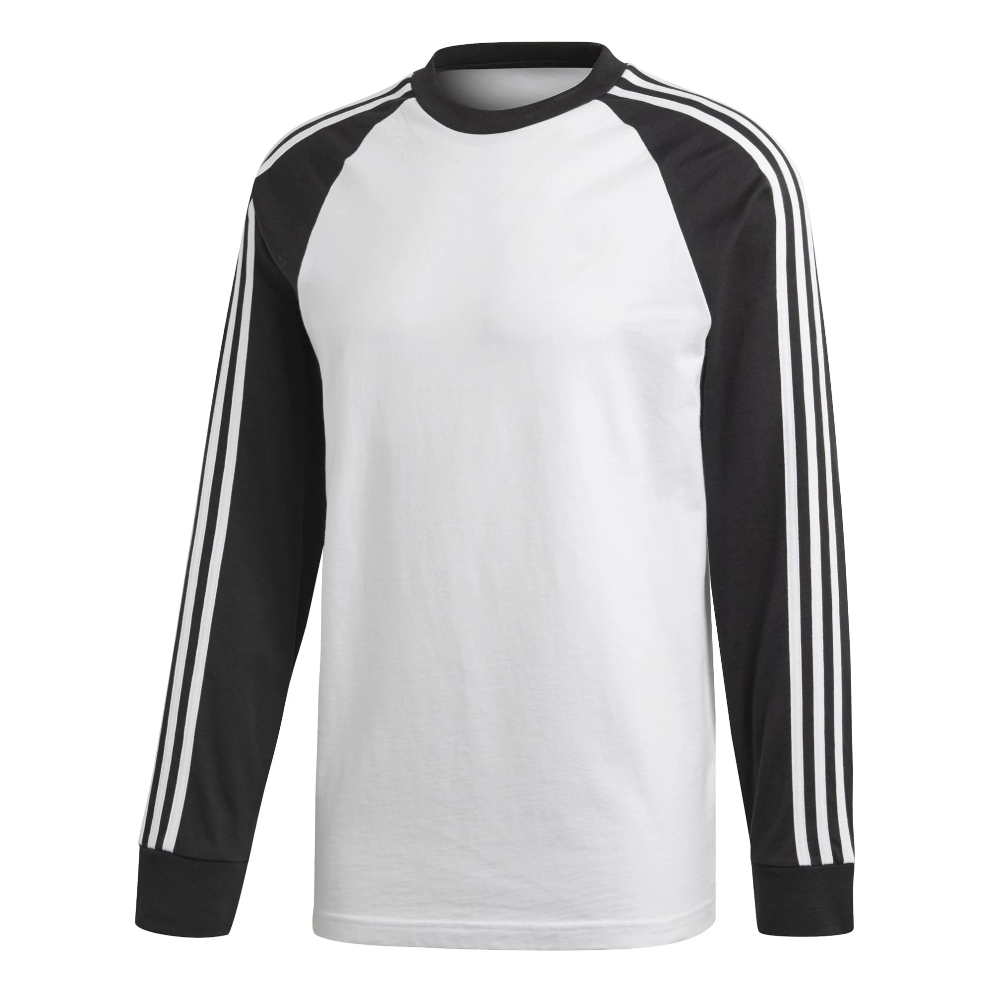 Мужская футболка с длинным рукавом и 3 полосками