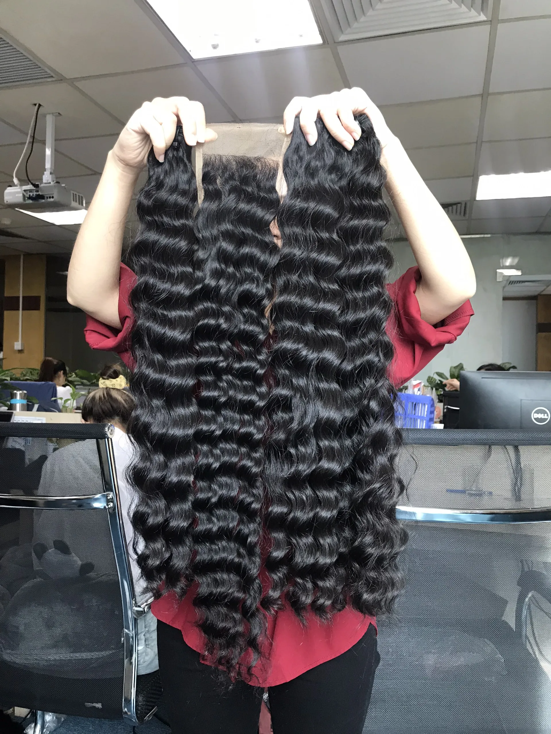 Deep Wave Raw Hair Unprocessed Virgin Cambodian Hair Cuticle Aligned Combo Bundle Closure Wig - BELADY HAIR