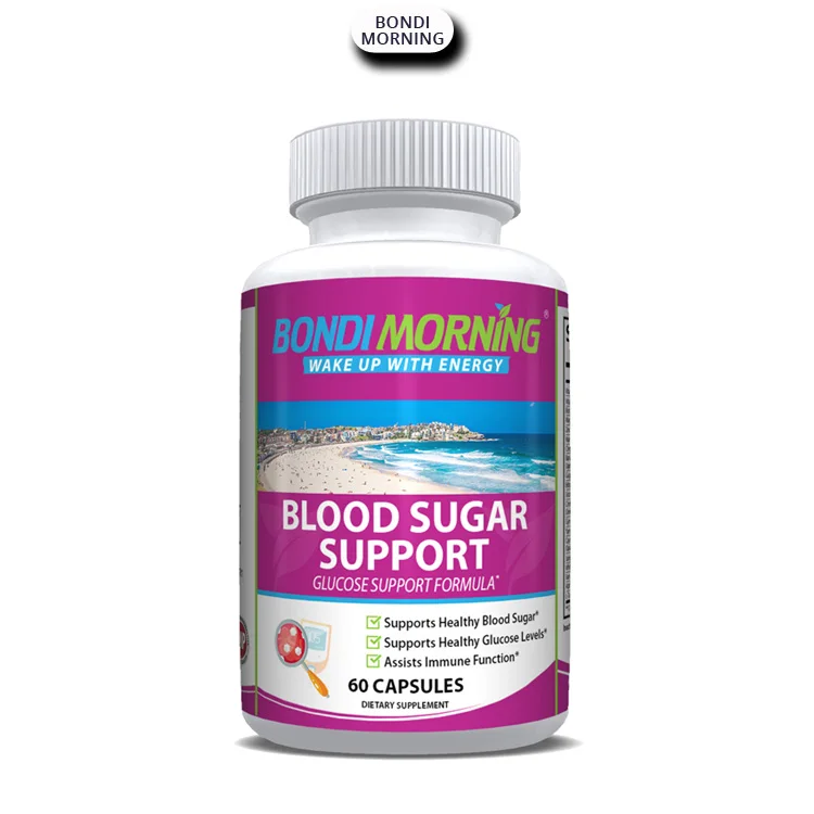 Nutritional Health Supplement - Blood Sugar Support Capsules for Maintaining Blood Sugar Levels