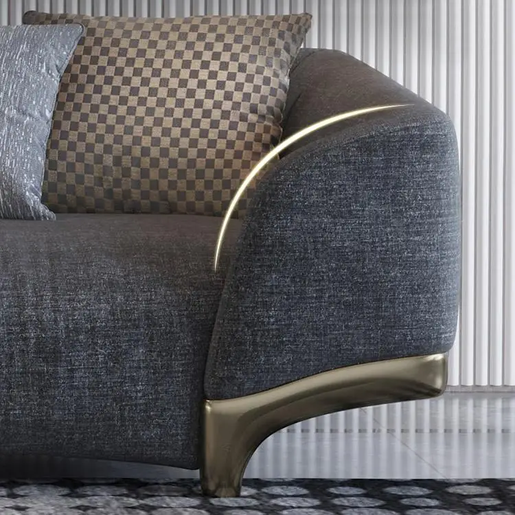 Most comfortable gray living room sofas furniture big comfly linen couch for living room