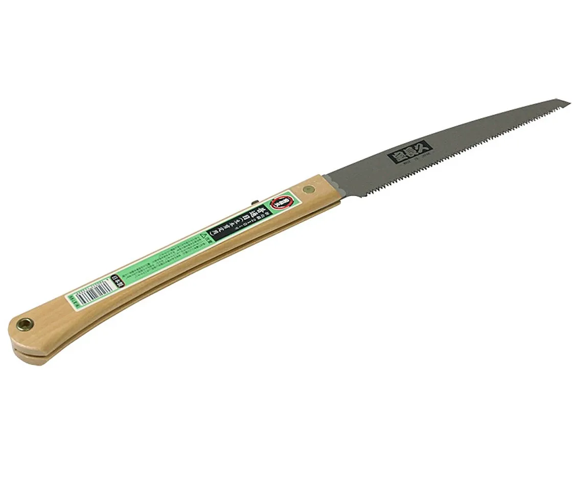 Ho Nagahisa Folding Saw 210 Regular Tooth Made in Japan Saw with wooden handle High Quality Saw
