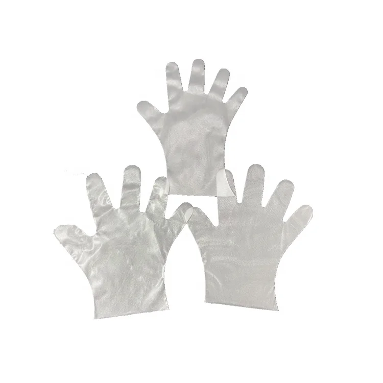 
Cast Poly Transparent Blue Disposable Gloves For Home 
