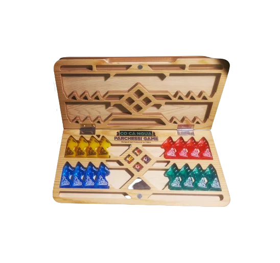  Высококачественная Роскошная Складная шахматная игра из Вьетнама ручной работы Людо новый продукт