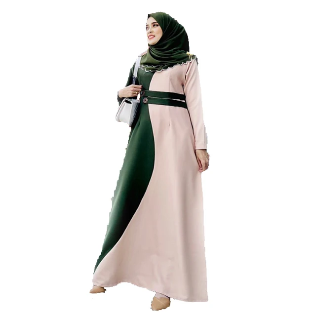 New Abaya Muslim Dress High Quality Polyester Dress  Fashion for Women New Type Islamic Clothing Casual Muslimah Dress
