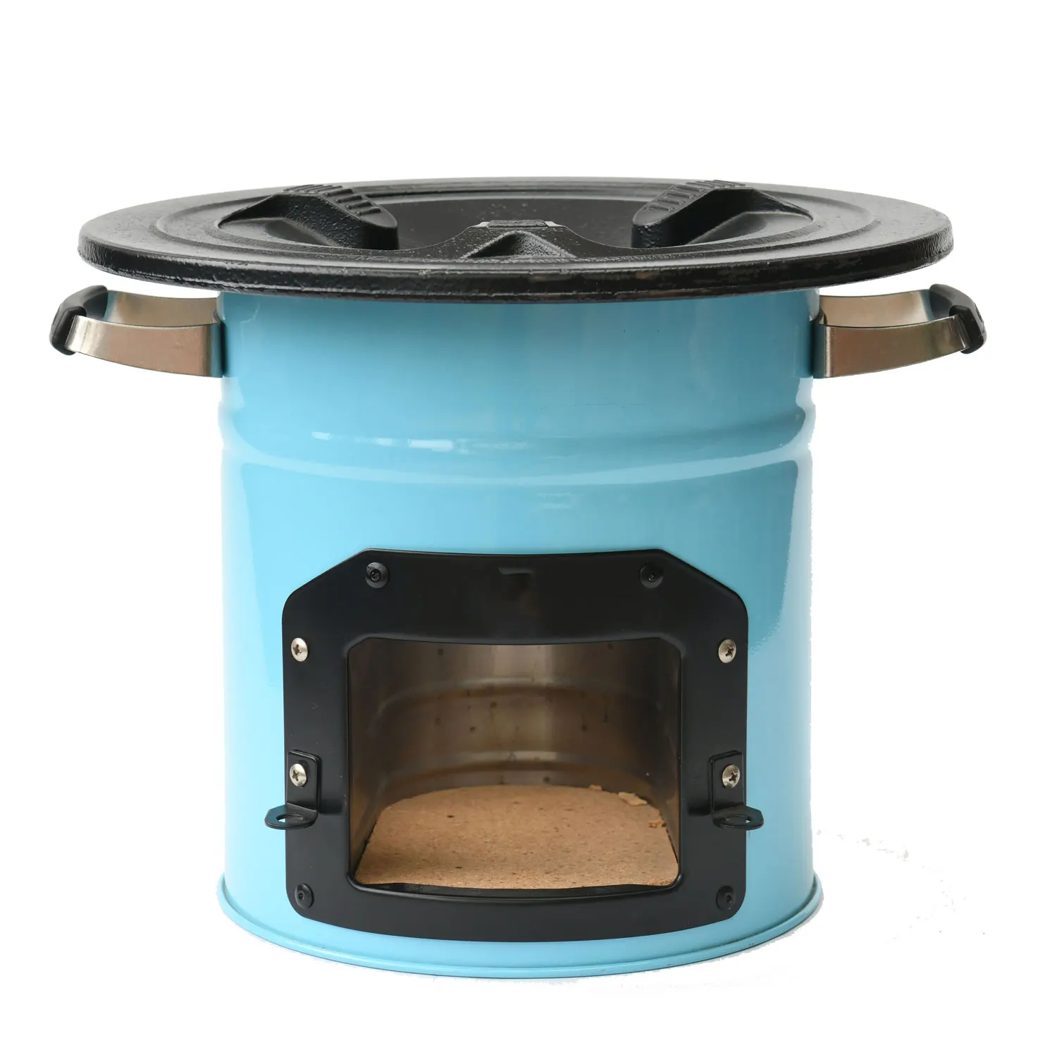 Most efficient portable hot selling wood burning cast iron stove furnace oven rocket stove