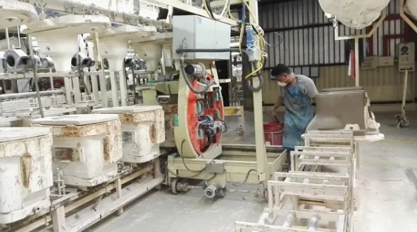 Sanitary Ware Ceramic Toilet Automatic  Low Pressure Casting Plants