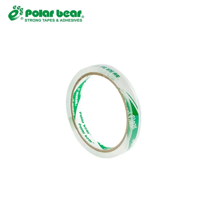43mic 24mm 40Y cyrstal clear OPP opp in adhesive tapecolor packing taperainbow