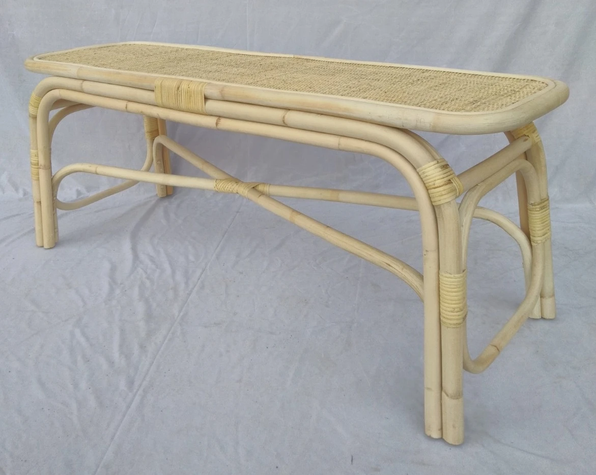 Rattan bench good qualiy luxury in living and bedroom furniture best seller