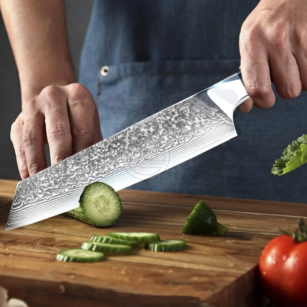 Stainless Steel Knives Kitchen Blade Wooden Handle Kitchen Knives Design Custom Logo Kitchen Knives