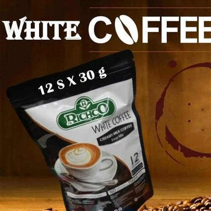 Высококачественный мгновенный кофе Richco белый в порошке вкусный 3 1 Халяль (12x30 г)
