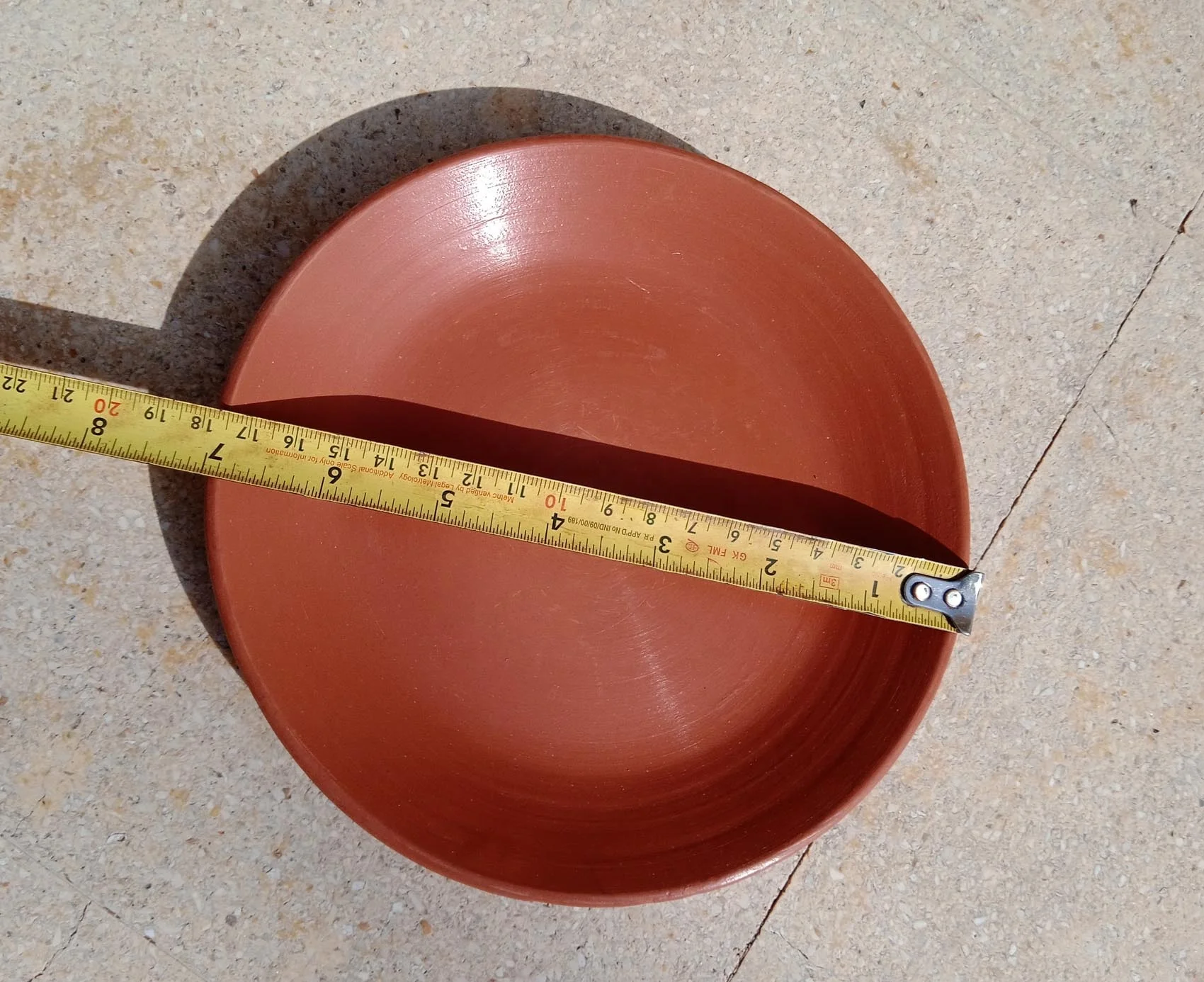 New Design Handmade Clay terracotta round eco friendly glossy Soup bowl with charger plate and spoon with 275 ml capacity