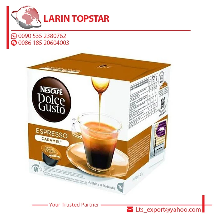 
Nescafe Dolce Gusto эспрессо карамель 83,2 г 16 капсул 