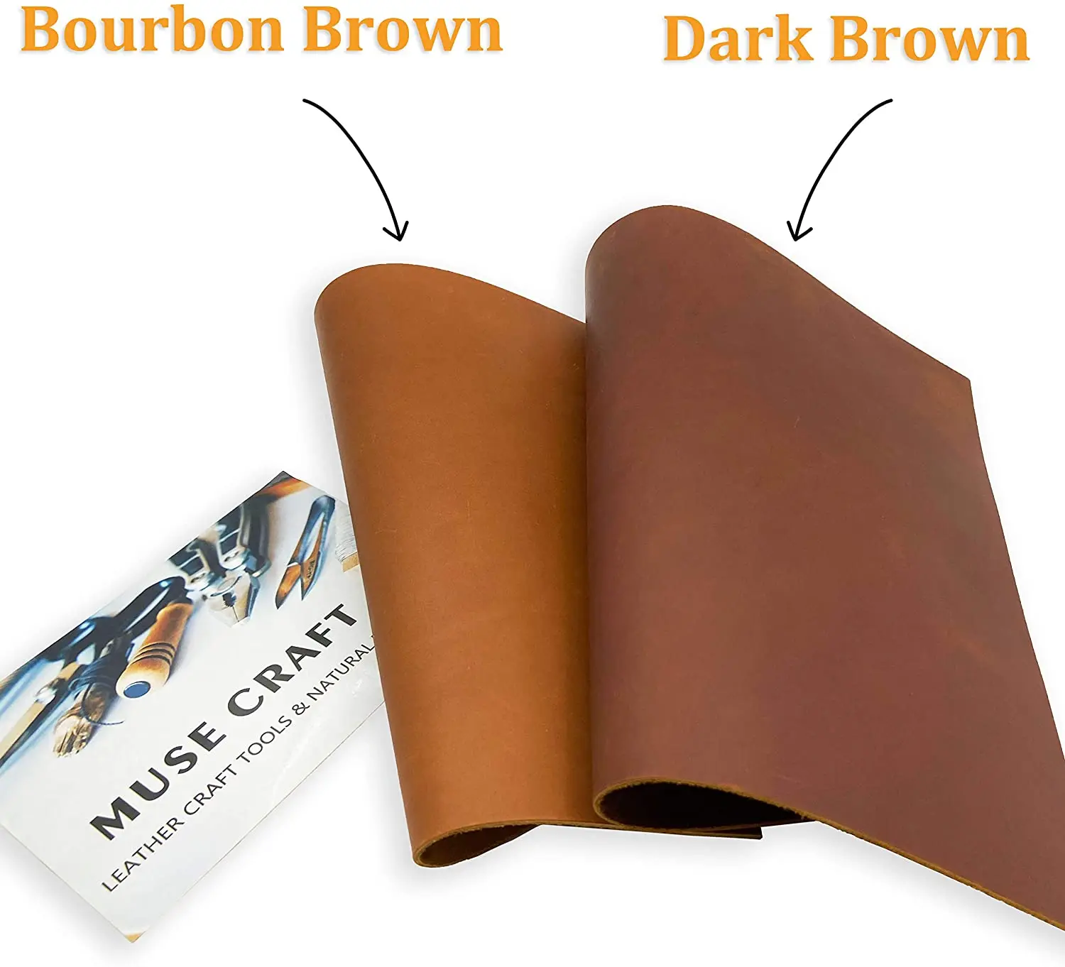 Top Muse Craft Flawless  Dark Brown Tooling Leather Finished Full Grain Cowhide Leather Import A Grade Leather Hide 1