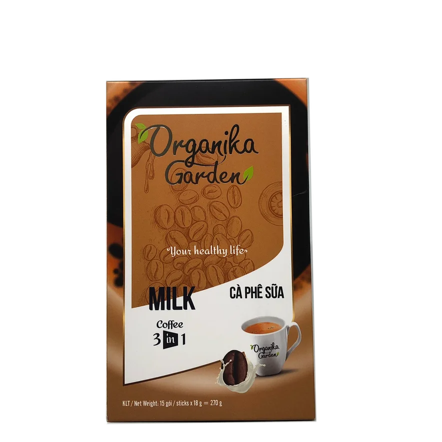Manufacturer Coffee Instant Factory  MA6 ORGANIKA COFFEE - MILK COFFEE 3 IN 1