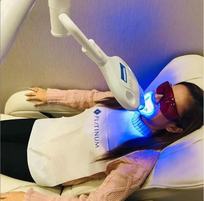 Бесплатное устройство для отбеливания зубов зум уход синяя холодная Светодиодная лампа акселератор