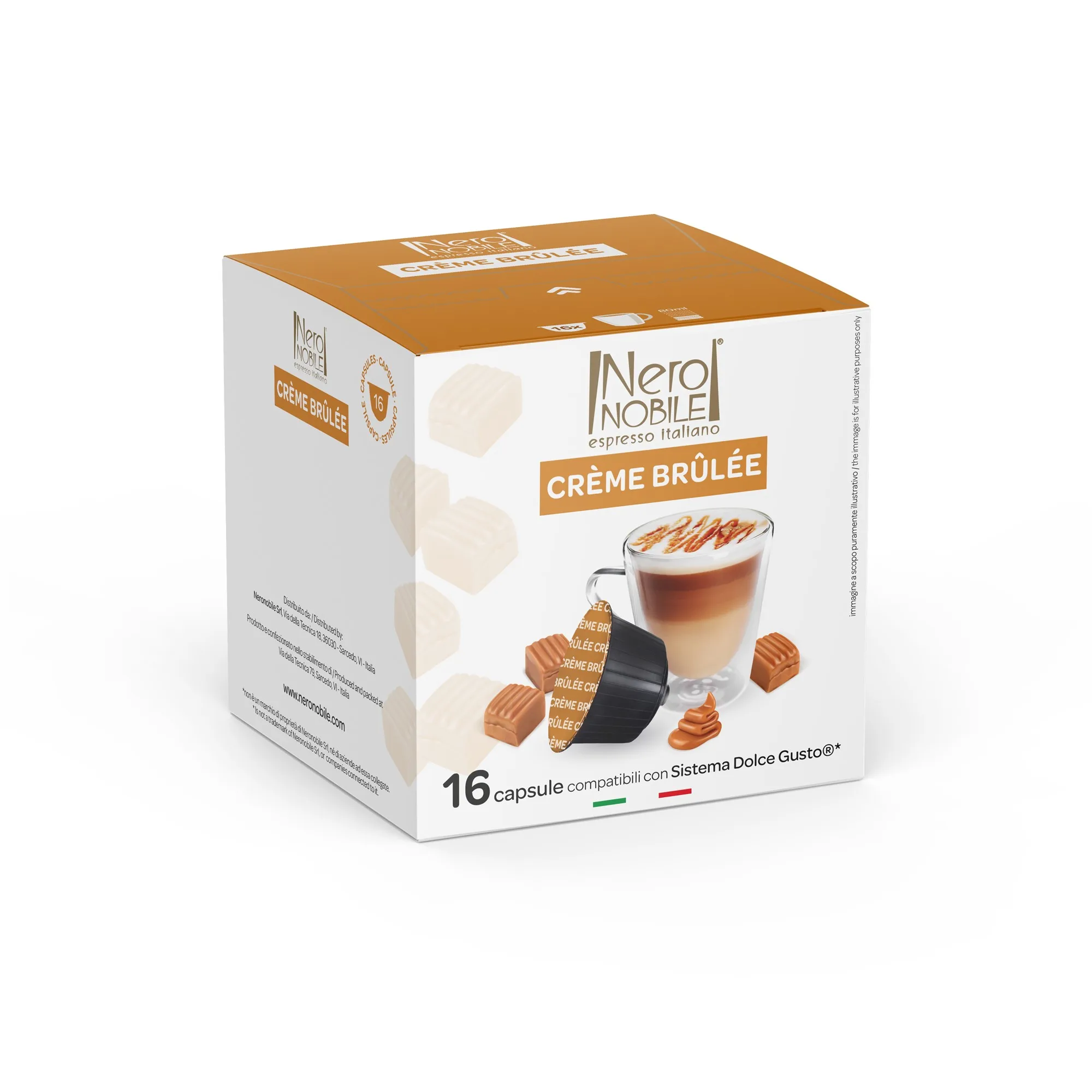 Dolce Gusto * совместимая капсула Neronobile крем брюле кофейная капсула