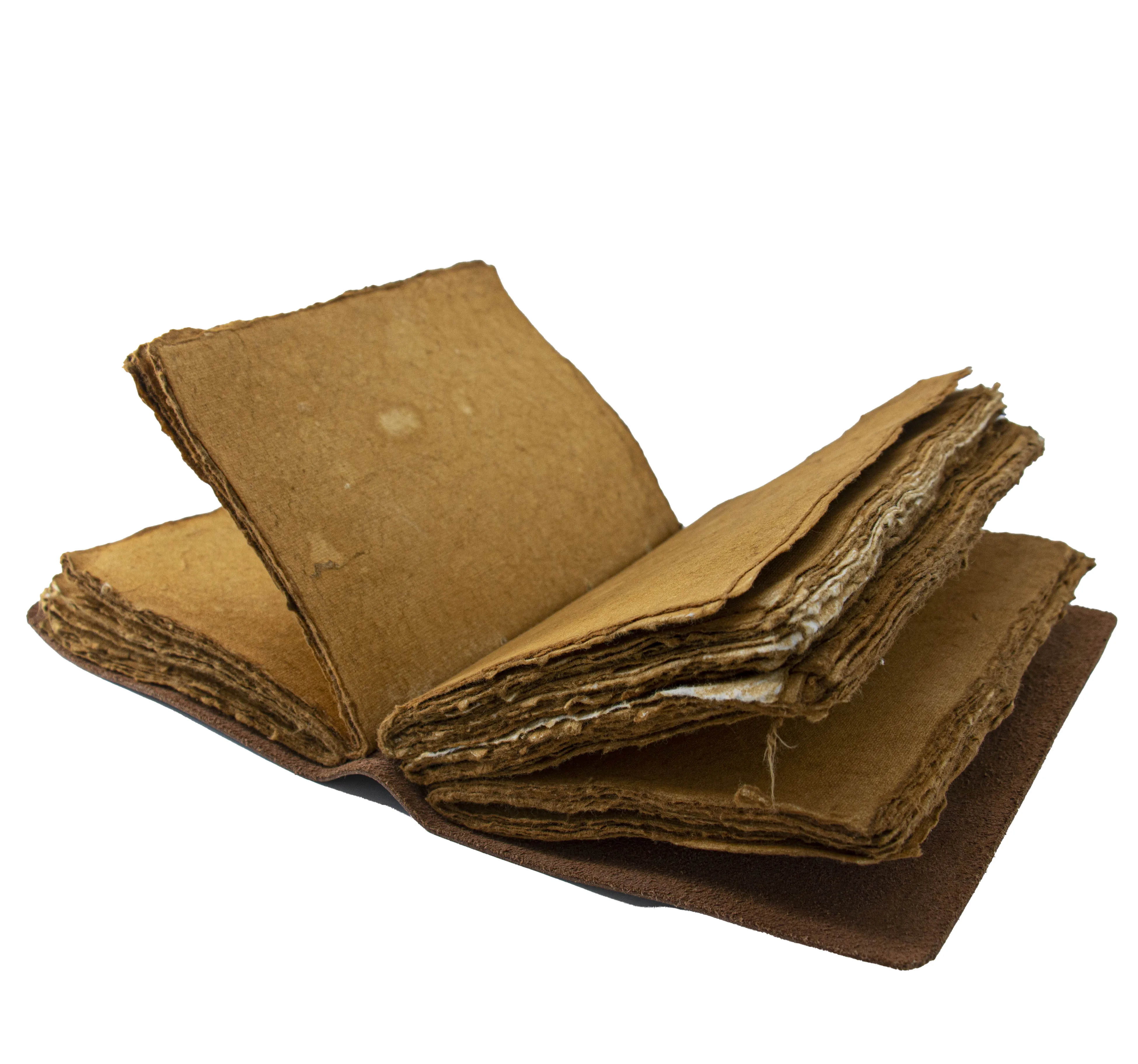 B5 Deckle Edge Blank Paper Note Book Journal Brown Plain 2023 Most Hot Selling High Quality Journal Notebook Inner 120 Pages