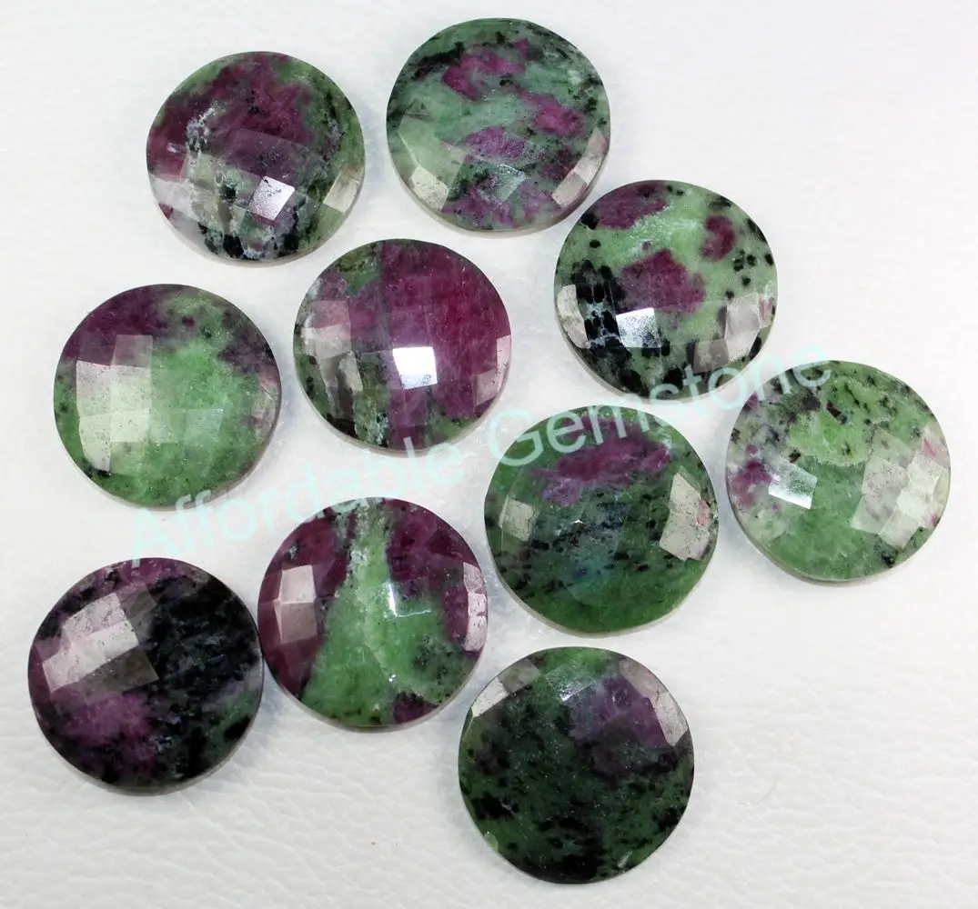 Natural ruby josite round shape beads handmade gemstone polished gemstones top drilled stones affordable gems beads and gems