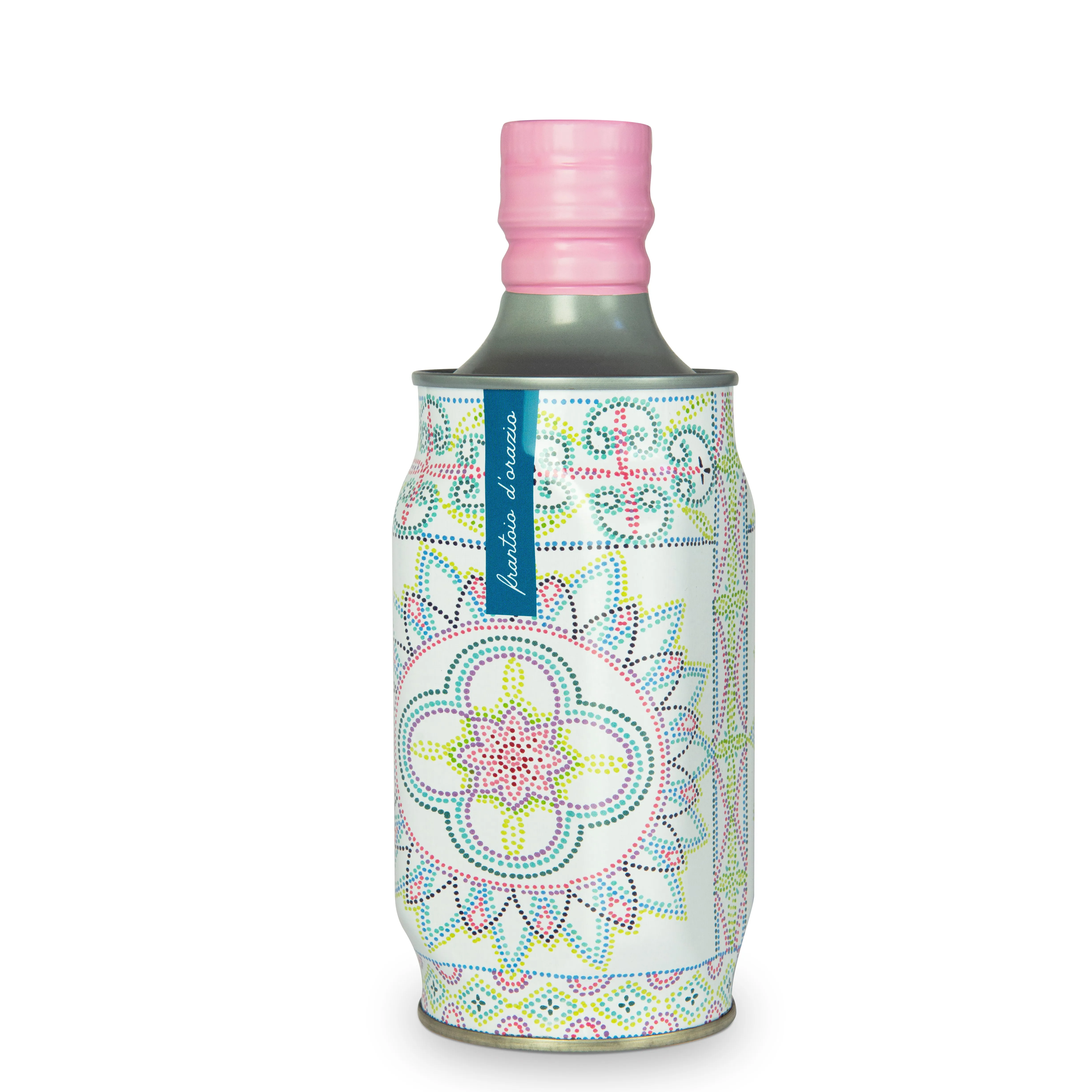 High quality extra virgin olive oil Luminarie PANORAMICA 500 ml tin bottle Product of Italy