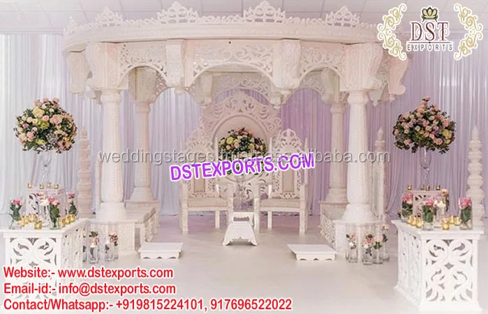 Gujarati Wedding Fiber Carved Mandap Melbourne Exclusive Hindu Wedding Fiber Mandap Gujarati Wedding Fiber Art Mandap UK