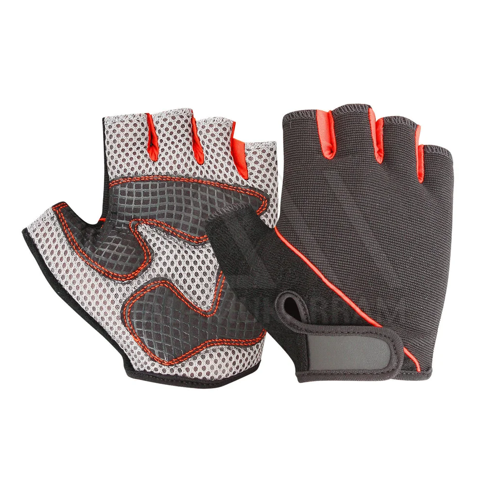 
Fingerless Riding Cycling Half Finger Bike Running Sports Breathable Gloves For adult And Kids 