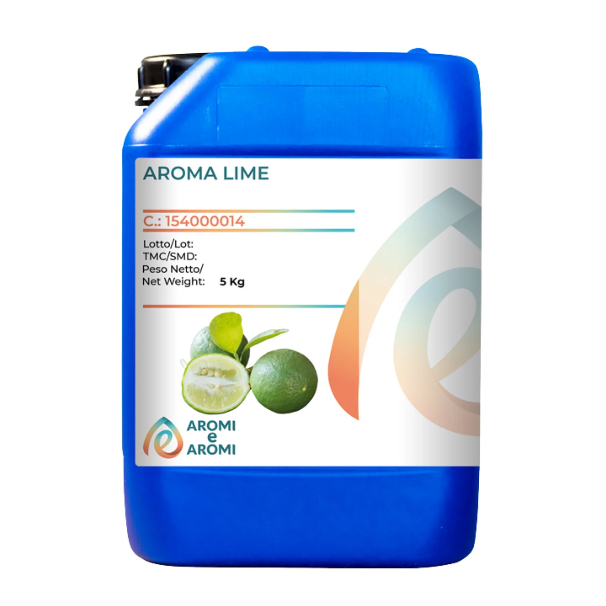 Made in Italy Quality Fresh Lime Flavor Food Additive - Lime Aroma Liquid Concentrated Flavor for Food & Beverage and Vaporizers