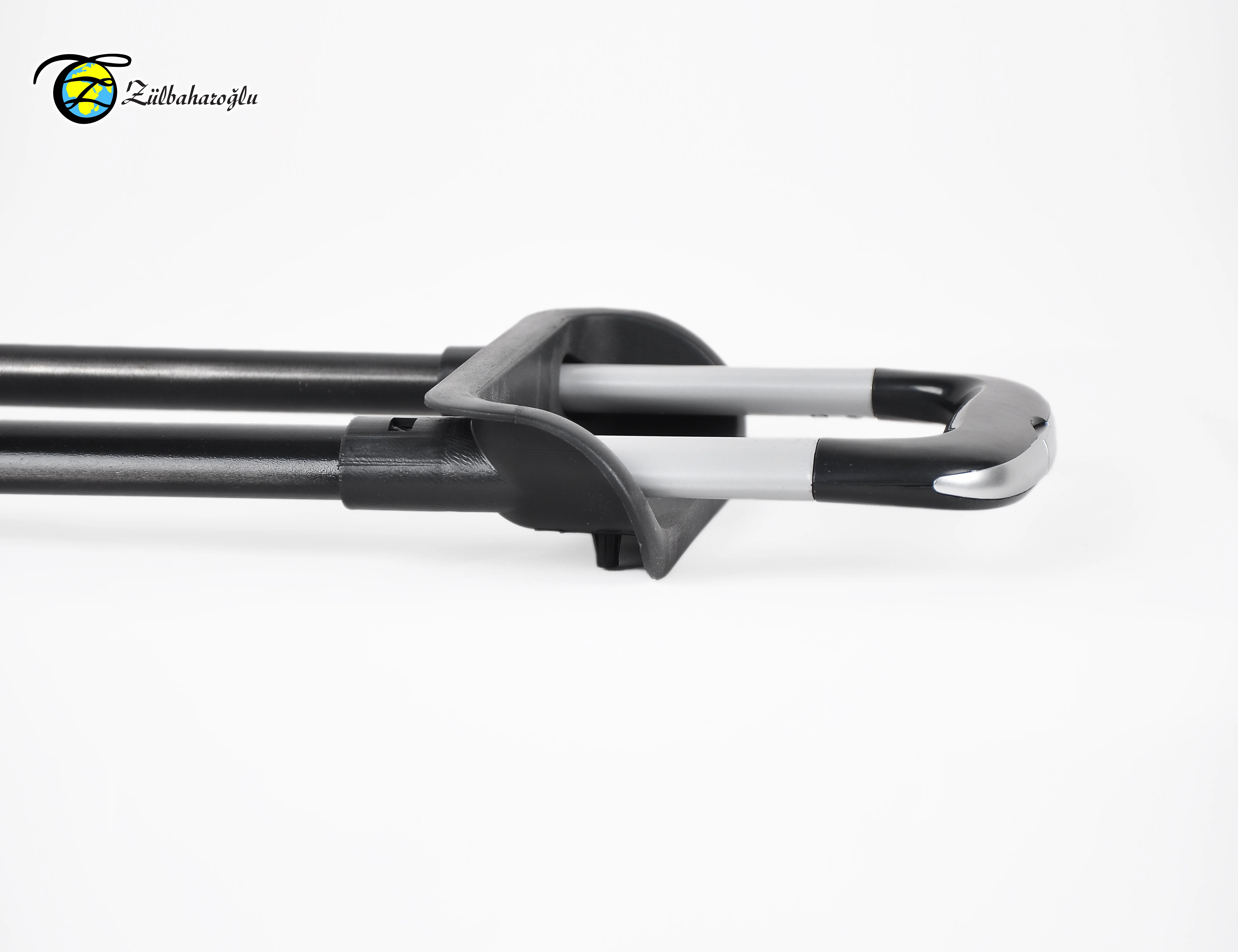 Factory Sale 2-3 Sections Made In Turkey Telescopic Trolley Handle Suitcase Accessory Luggage Trolley Iron Trolley systems